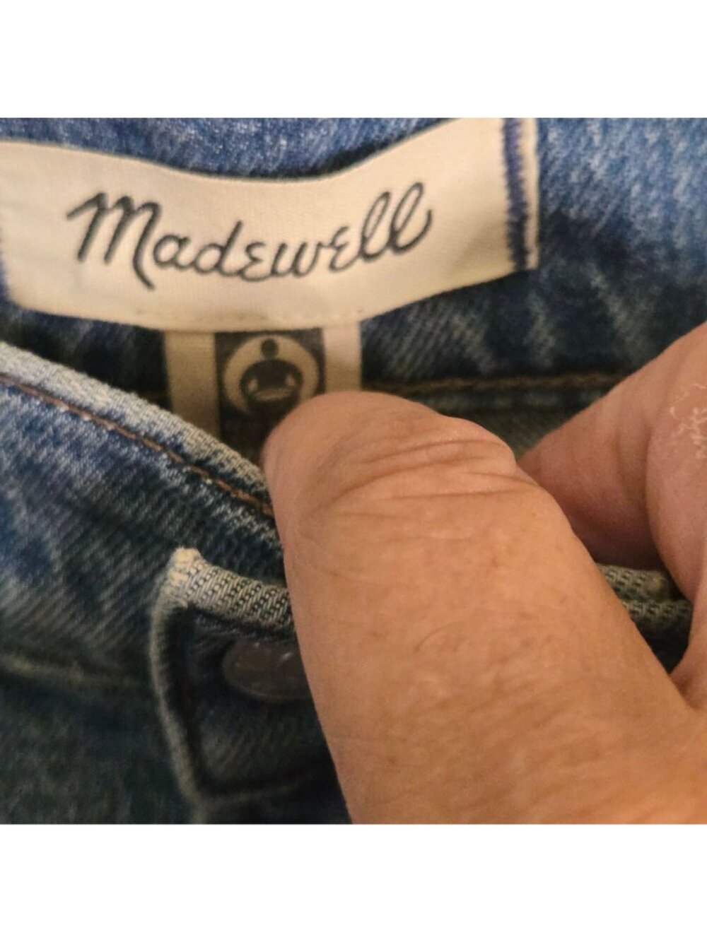 Madewell The Perfect Vintage Wide Leg Jean Harvey Wash Size 26 - Picture 9 of 11